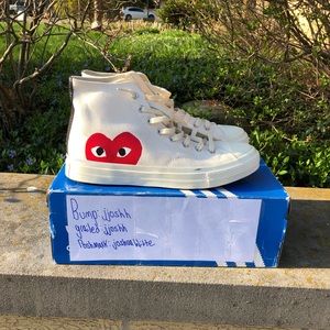 Comme des Garçons x Chuck Taylor All Star Hi Milk